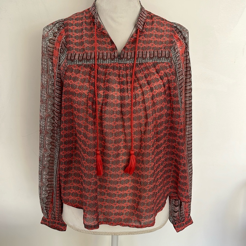 Lucky Brand boho style blouse